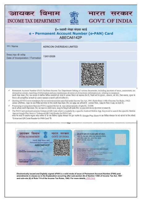 Preview of PAN Card