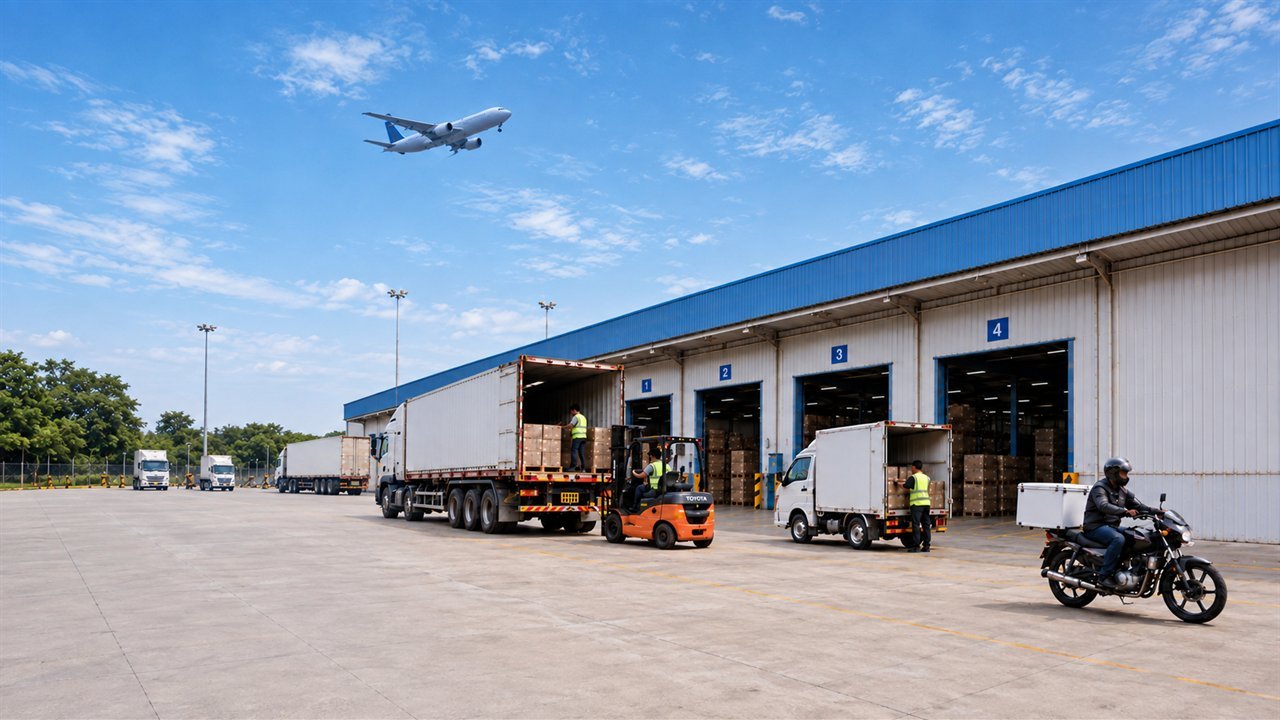Surface fleet logistics and warehouse operations